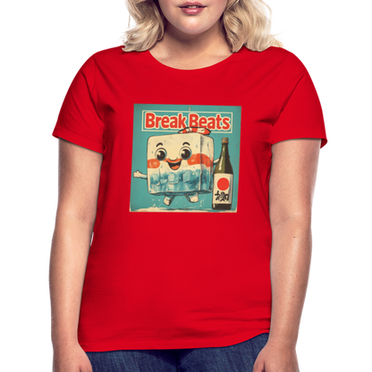 Nippon Break Beats, T-shirt dam - röd