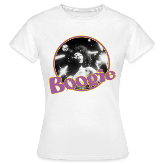 Electric Groove, T-shirt dam - vit