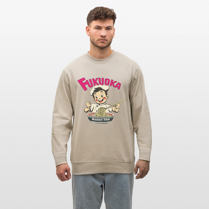 Fukuoka Ramen Club, Ekologisk sweatshirt CHANGER unisex från Stanley/Stella - beige