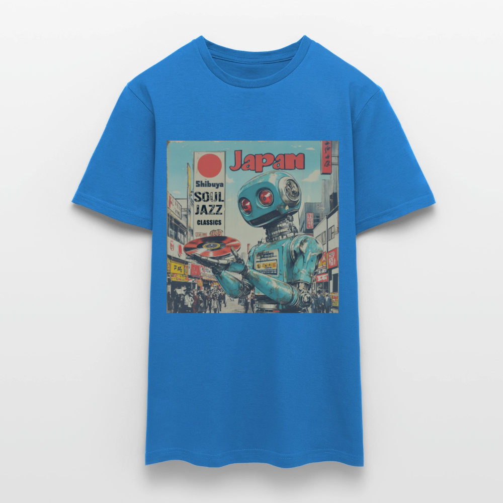 Shibuya Soul Jazz Classics, T-shirt herr - kungsblå