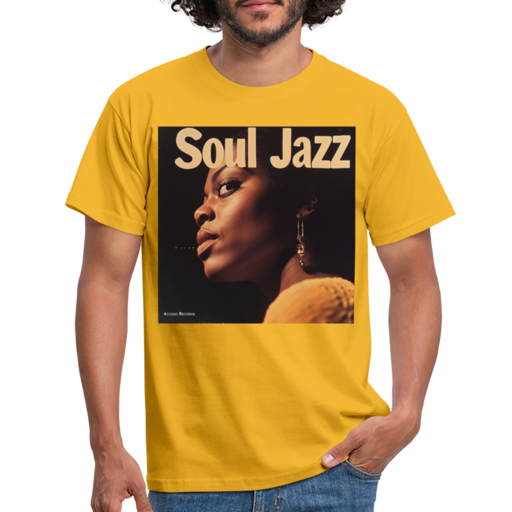 Acceso's Soul Groove: Jazz with a Beat, T-shirt herr - gul