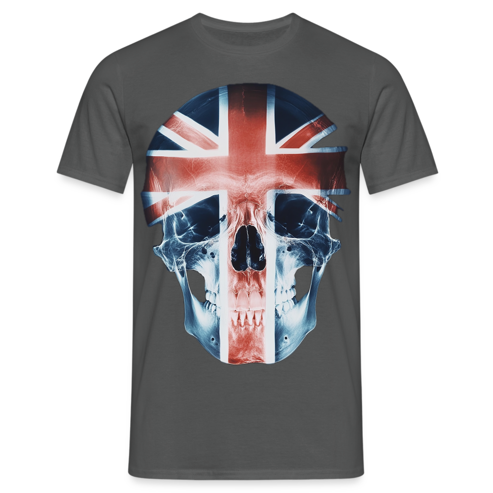 God Save the Skull, T-shirt herr - kolgrå