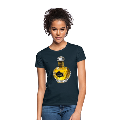 Eau de Perfume, T-shirt dam - marinblå