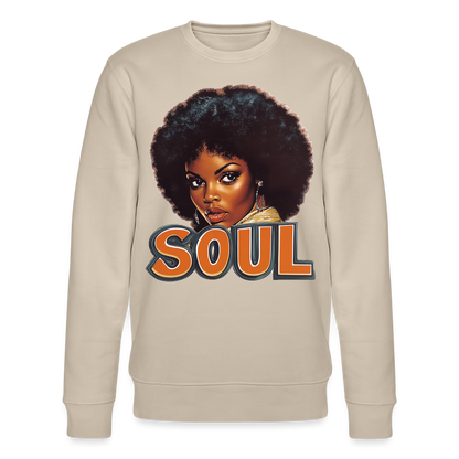 Soulful Vibes, Ekologisk sweatshirt CHANGER unisex från Stanley/Stella - beige