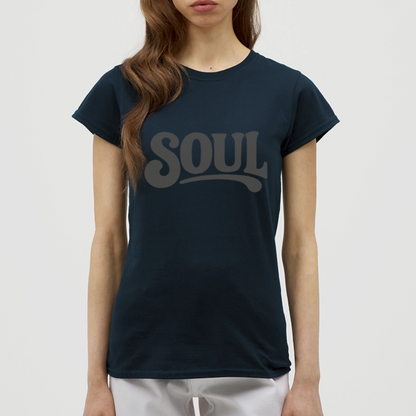 All About Soul, T-shirt dam - marinblå