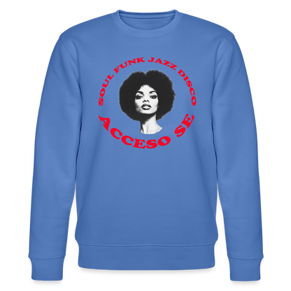 Where Music Lives – Powered by Acceso Family, Ekologisk sweatshirt CHANGER unisex från Stanley/Stella - blå