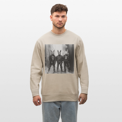 The Hare Raisers, Ekologisk sweatshirt CHANGER unisex från Stanley/Stella - beige