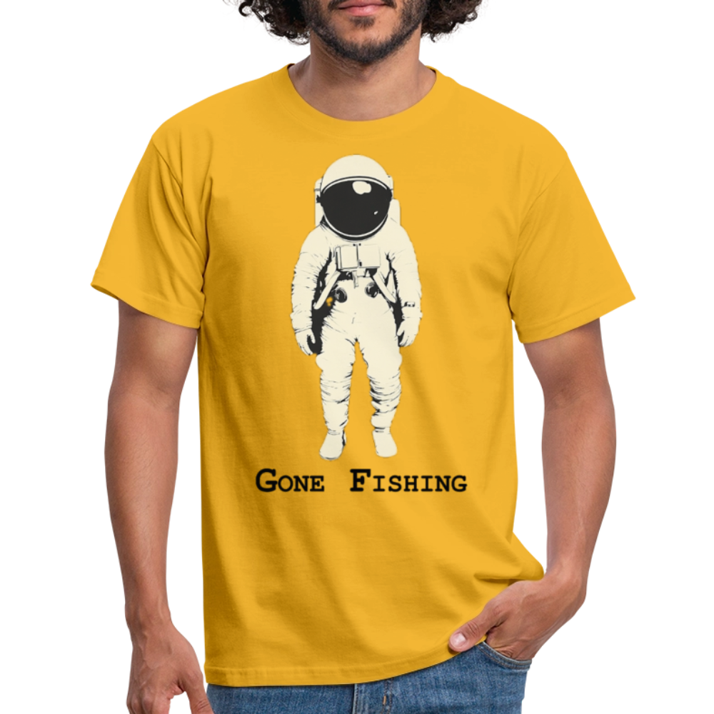 Drifting Beyond – Gone Fishing, T-shirt herr - gul