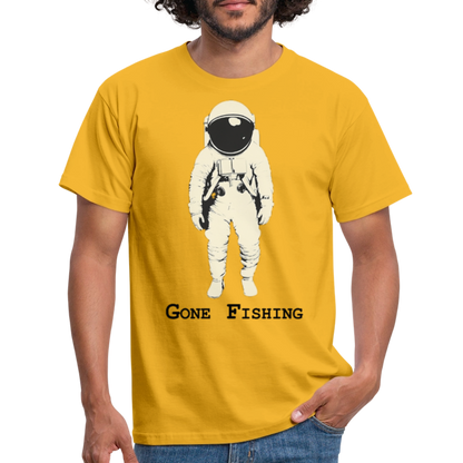 Drifting Beyond – Gone Fishing, T-shirt herr - gul