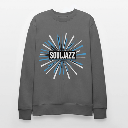 Jazz Meets Soul, Ekologisk sweatshirt CHANGER unisex från Stanley/Stella - kolgrå