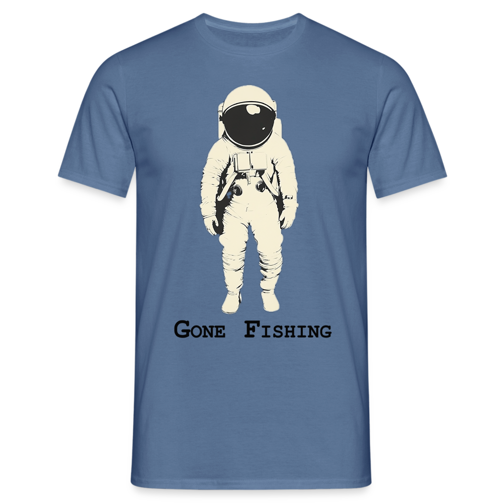 Drifting Beyond – Gone Fishing, T-shirt herr - duvblå 