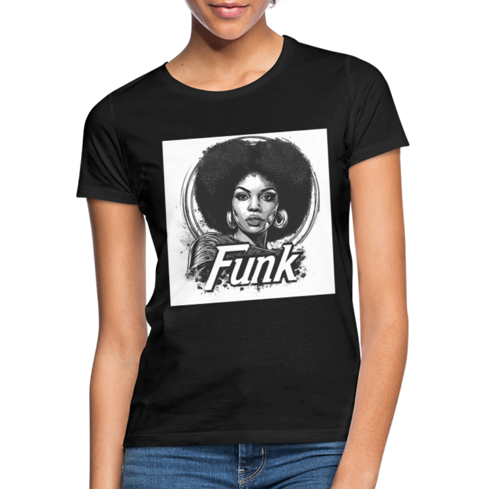 Funk Queen: Power in Motion, T-shirt dam - svart