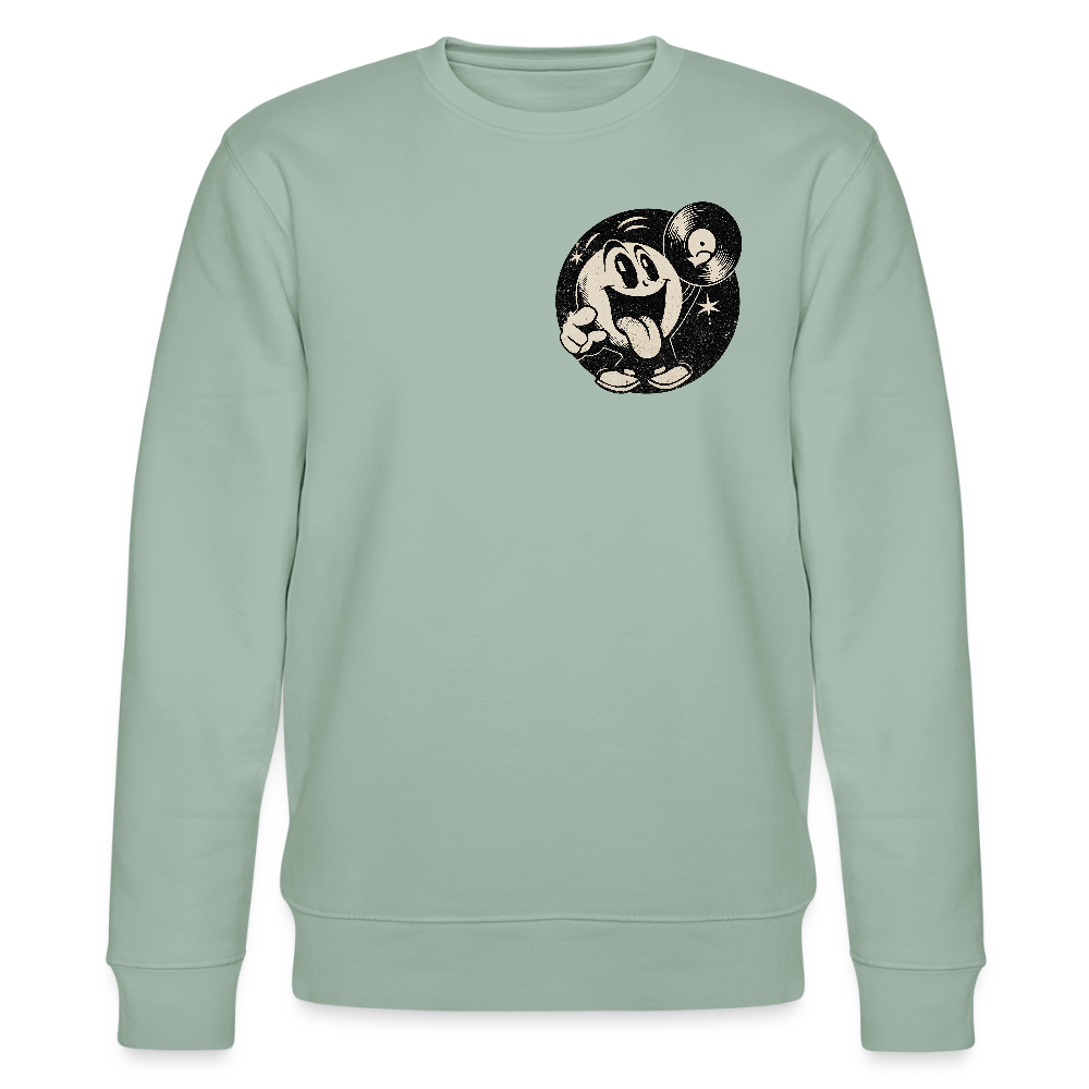 Groove Chaser, Ekologisk sweatshirt CHANGER unisex från Stanley/Stella - ljus grågrön