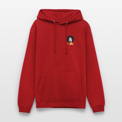 SOUL PWR, Luvtröja unisex - Litet brösttryck - röd