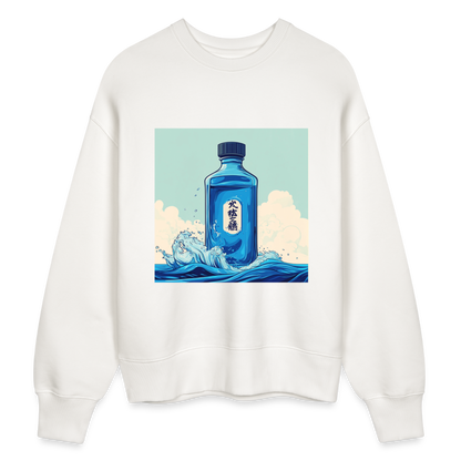 I Blått och Tystnad, Ekologisk oversizetröja RADDER unisex från Stanley/Stella - OFF WHITE