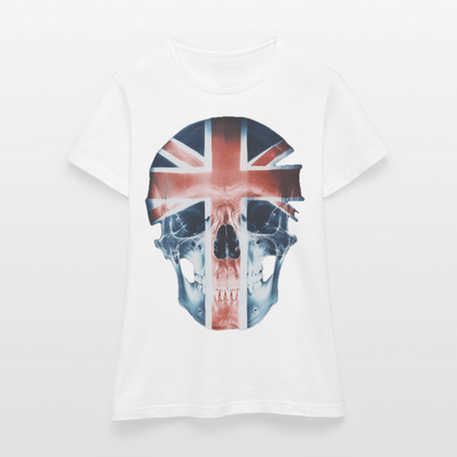 God Save the Skull, T-shirt dam - vit