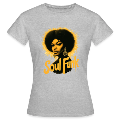 T-shirt dam - gråmelerad