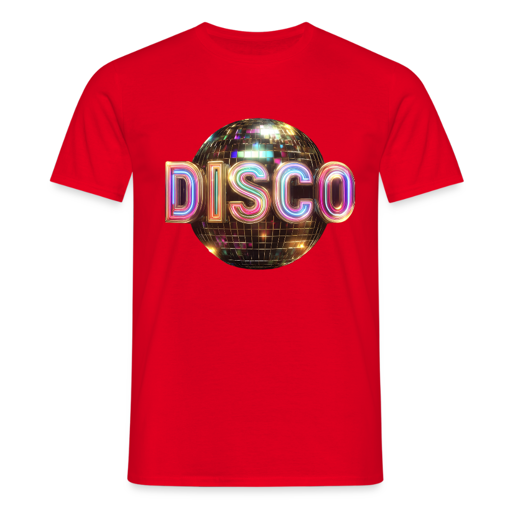 Disco Dreamscape, T-shirt herr - röd