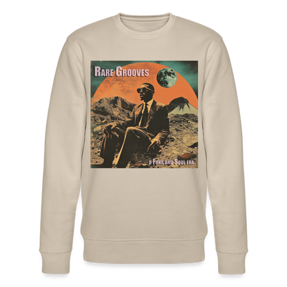 Vinylskatter: Att hitta sällsynta grooves, Ekologisk sweatshirt CHANGER unisex från Stanley/Stella - beige