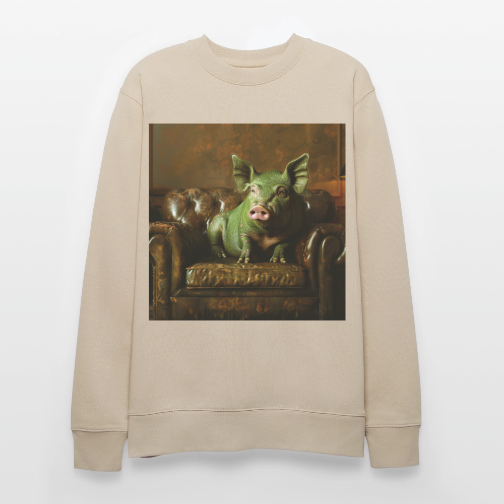 Grön Elegans, Ekologisk sweatshirt CHANGER unisex från Stanley/Stella - beige