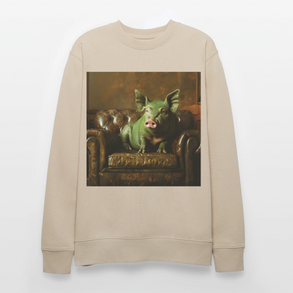 Grön Elegans, Ekologisk sweatshirt CHANGER unisex från Stanley/Stella - beige