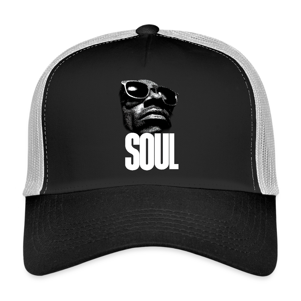 Soul Frequency, Trucker Cap - svart/stengrå