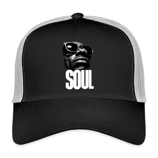 Soul Frequency, Trucker Cap - svart/stengrå