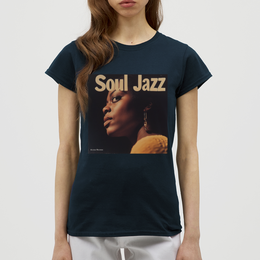 Acceso's Soul Groove: Jazz with a Beat, T-shirt dam - marinblå