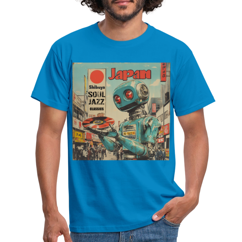 Shibuya Soul Jazz Classics, T-shirt herr - kungsblå