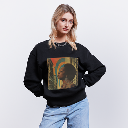Jazz in the Moonlight, Ekologisk oversizetröja RADDER unisex från Stanley/Stella - svart