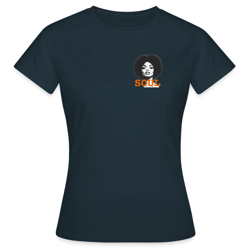 SOUL PWR - T-shirt dam - marinblå