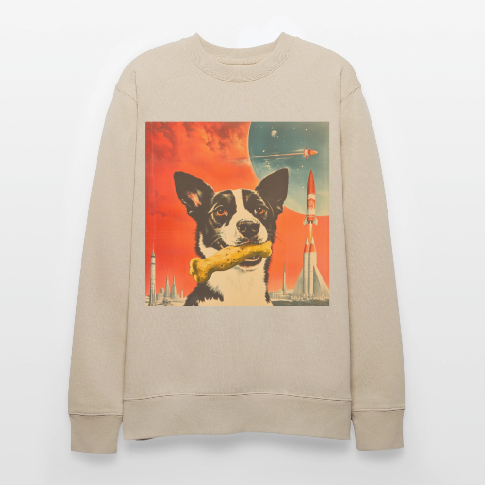 Stjärnorna Nära, Ekologisk sweatshirt CHANGER unisex från Stanley/Stella - beige