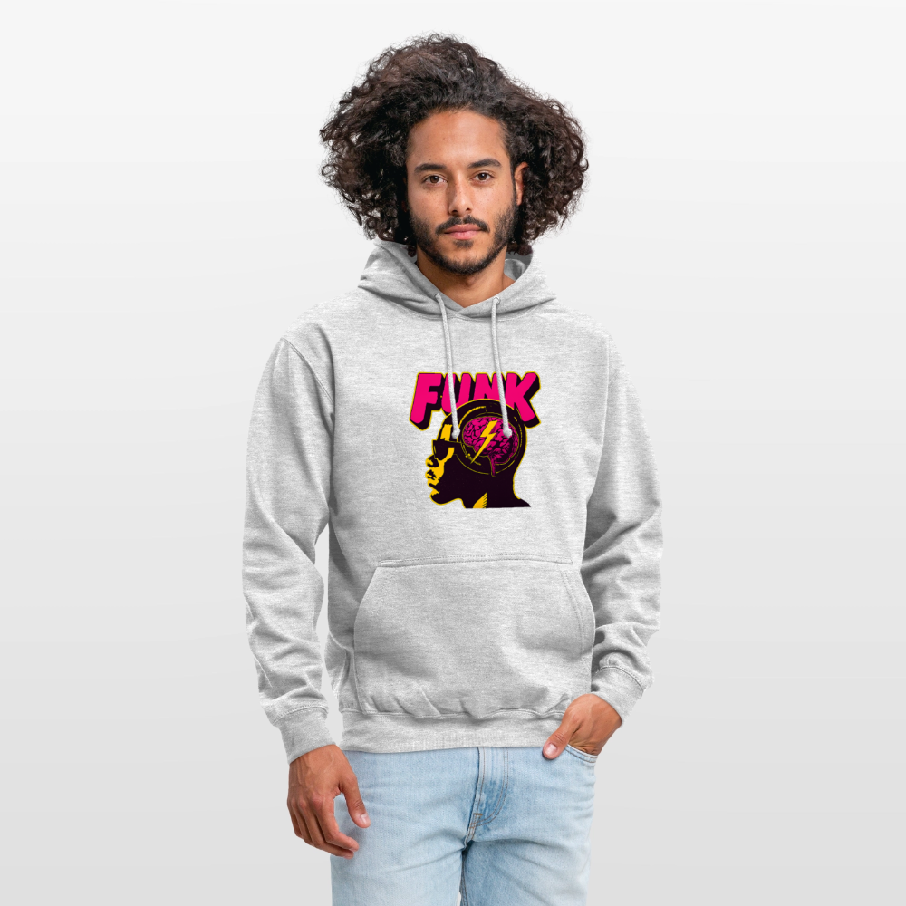 Funk Head, Luvtröja unisex - ljusgråmelerad