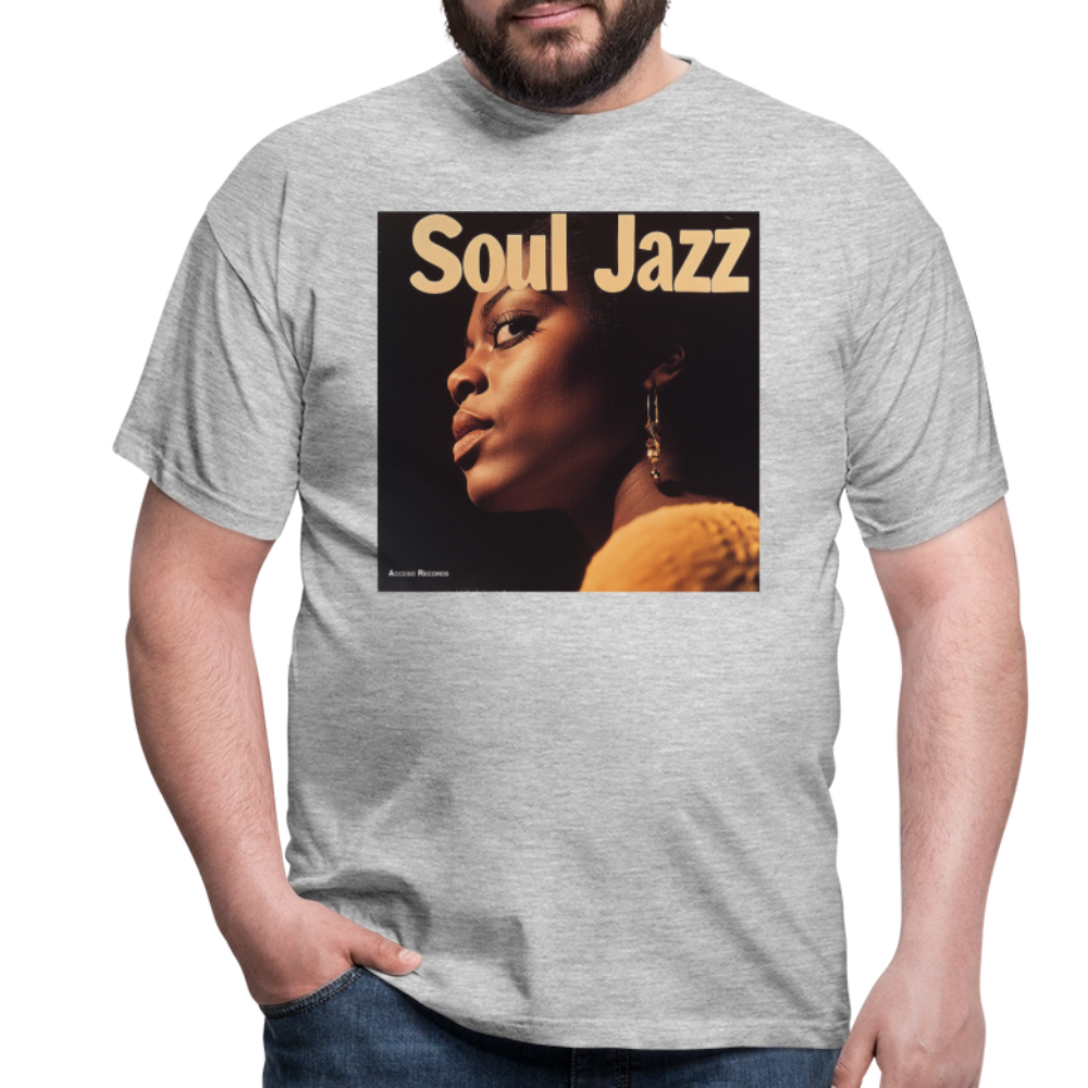 Acceso's Soul Groove: Jazz with a Beat, T-shirt herr - gråmelerad