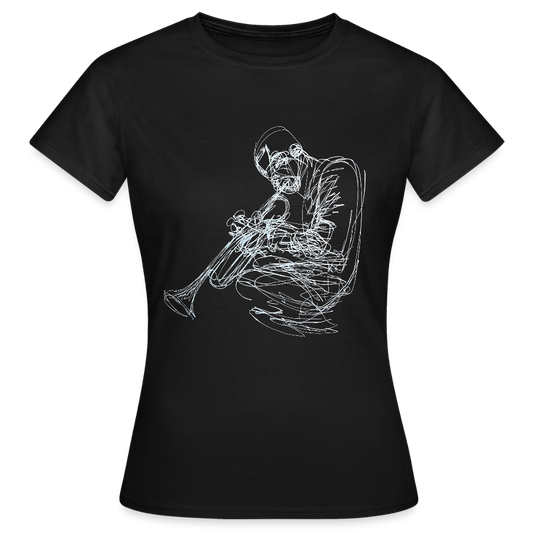 Contours of Jazz, T-shirt dam - svart