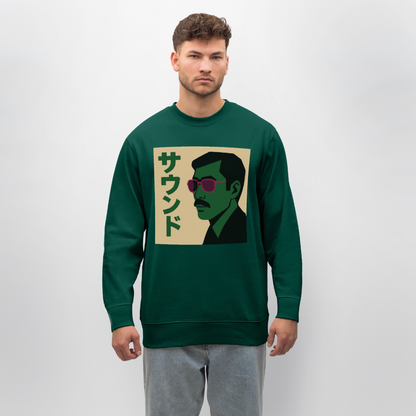 Nippon Sound, Ekologisk sweatshirt CHANGER unisex från Stanley/Stella - skogsgrön