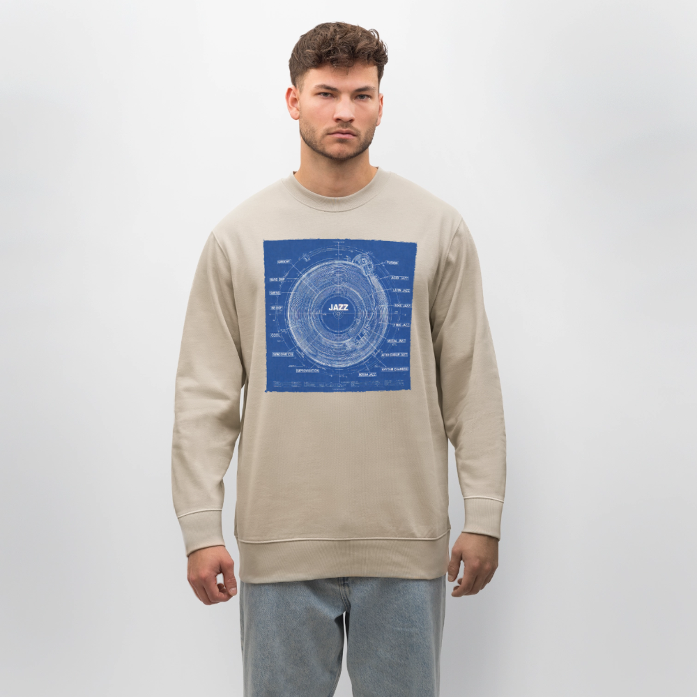 Kind of Blueprint, Ekologisk sweatshirt CHANGER unisex från Stanley/Stella - beige