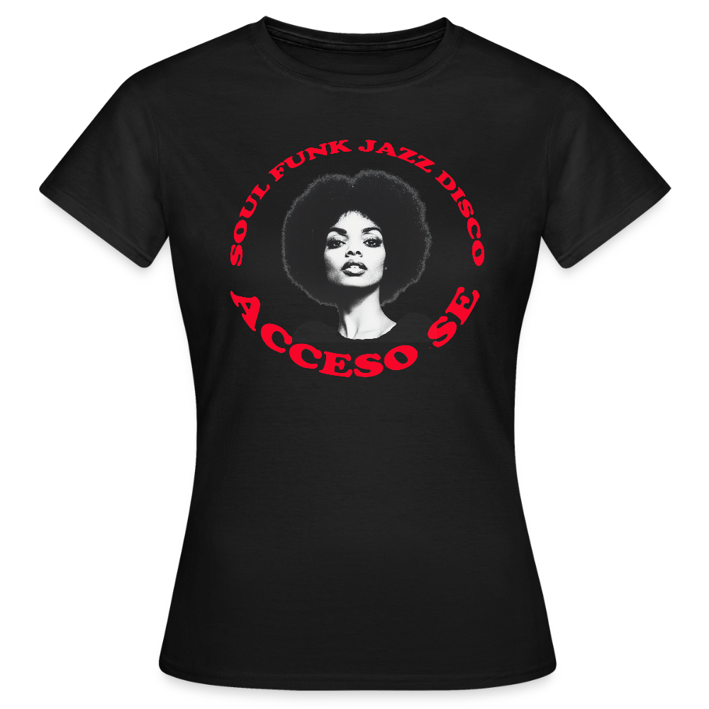 Where Music Lives – Powered by Acceso Family, T-shirt dam - svart