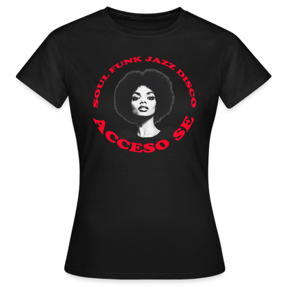 Where Music Lives – Powered by Acceso Family, T-shirt dam - svart