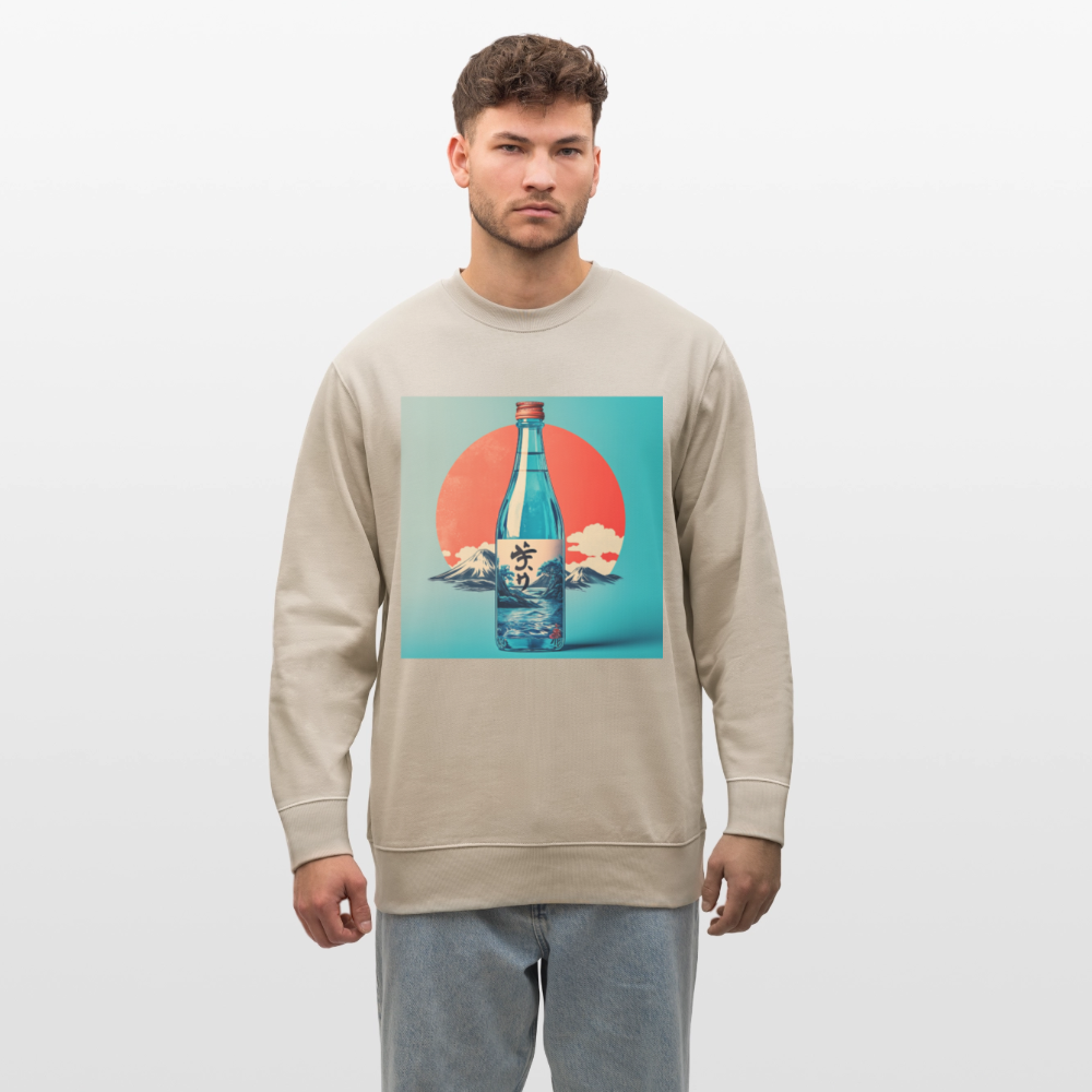 Stillhet i glas, Ekologisk sweatshirt CHANGER unisex från Stanley/Stella - beige