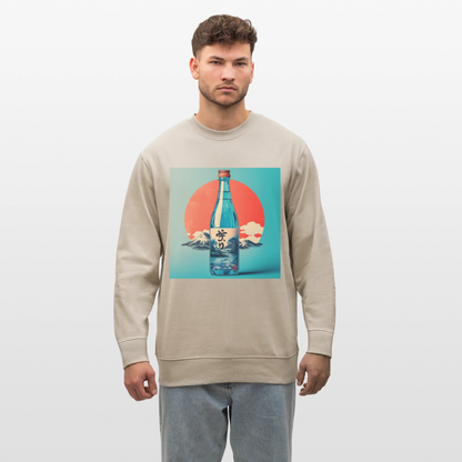 Stillhet i glas, Ekologisk sweatshirt CHANGER unisex från Stanley/Stella - beige