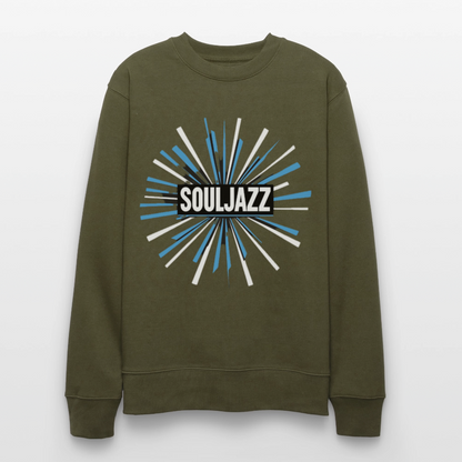 Jazz Meets Soul, Ekologisk sweatshirt CHANGER unisex från Stanley/Stella - kaki