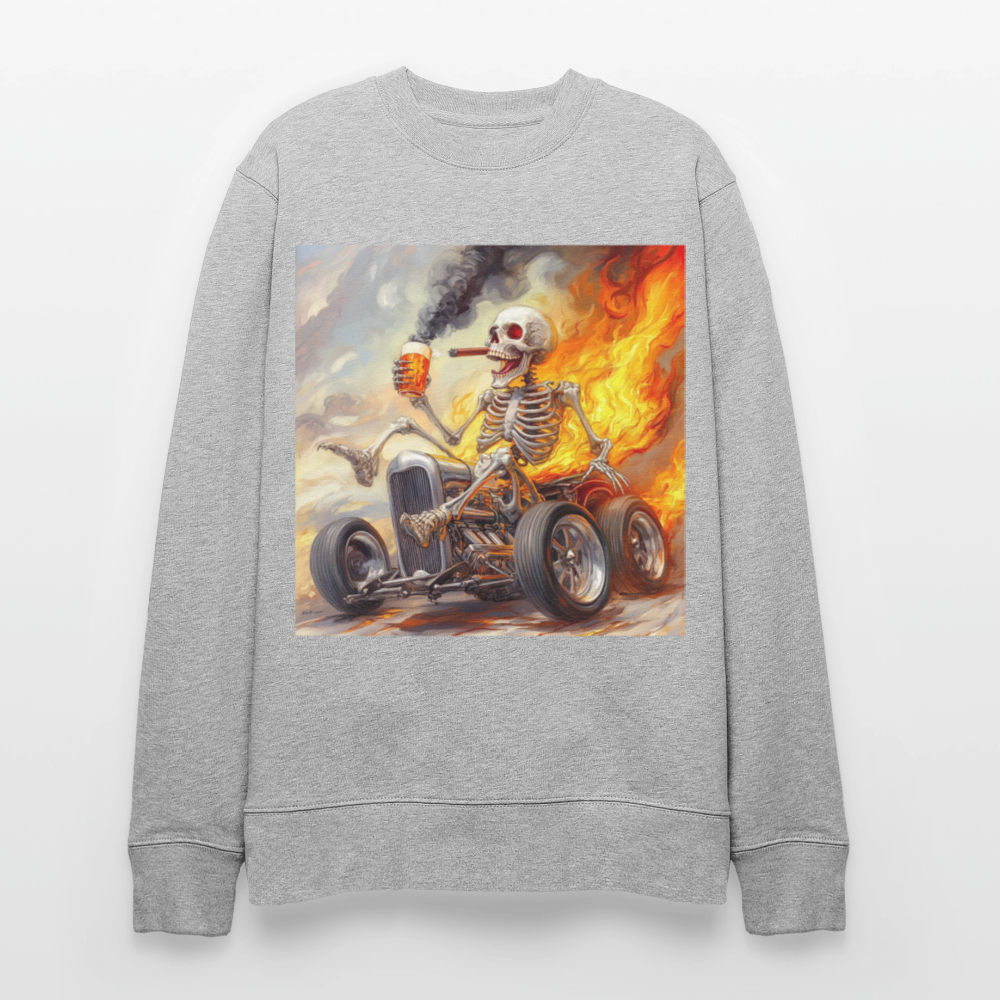 Knekta Krash, Ekologisk sweatshirt CHANGER unisex från Stanley/Stella - gråmelerad