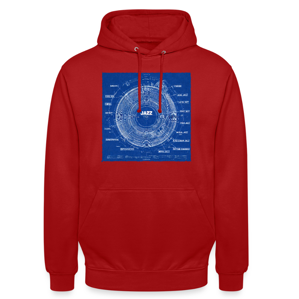 Kind of Blueprint, Luvtröja unisex - röd