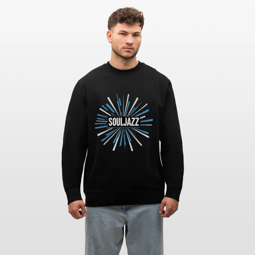 Jazz Meets Soul, Ekologisk sweatshirt CHANGER unisex från Stanley/Stella - svart