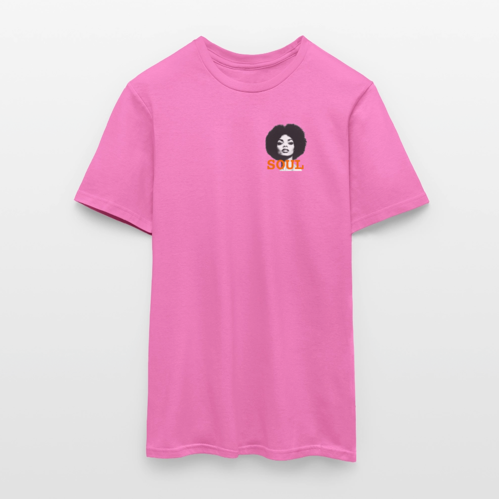 T-shirt unisex - Litet brösttryck - Litet brösttryck - rosa