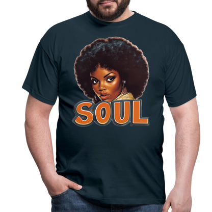 Soulful Vibes, T-shirt herr - marinblå