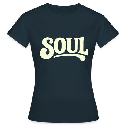 All About Soul, T-shirt dam - marinblå
