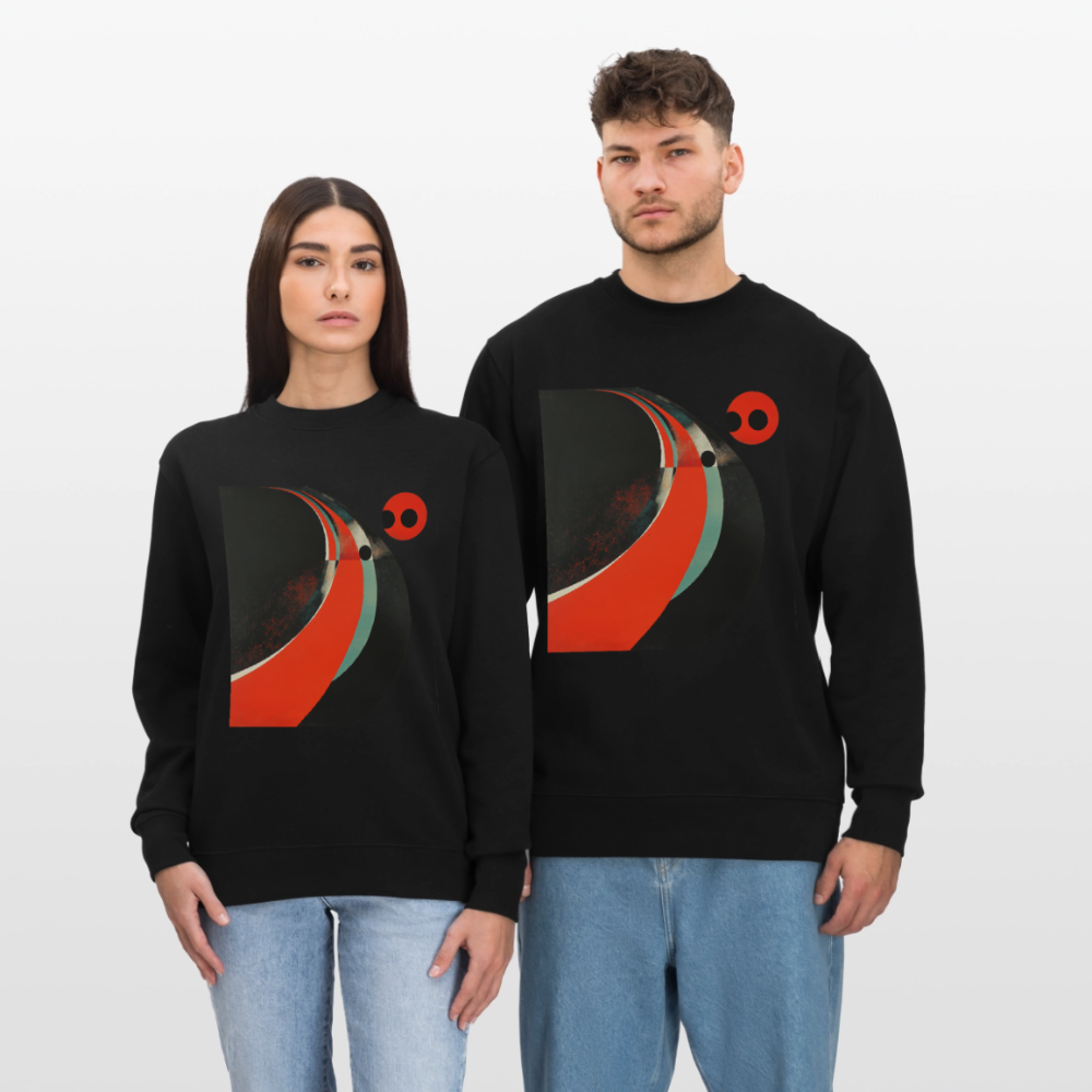 Distant Vinyl Dreams, Ekologisk sweatshirt CHANGER unisex från Stanley/Stella - svart