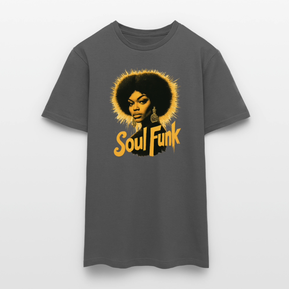 Soul Funk, T-shirt herr - kolgrå